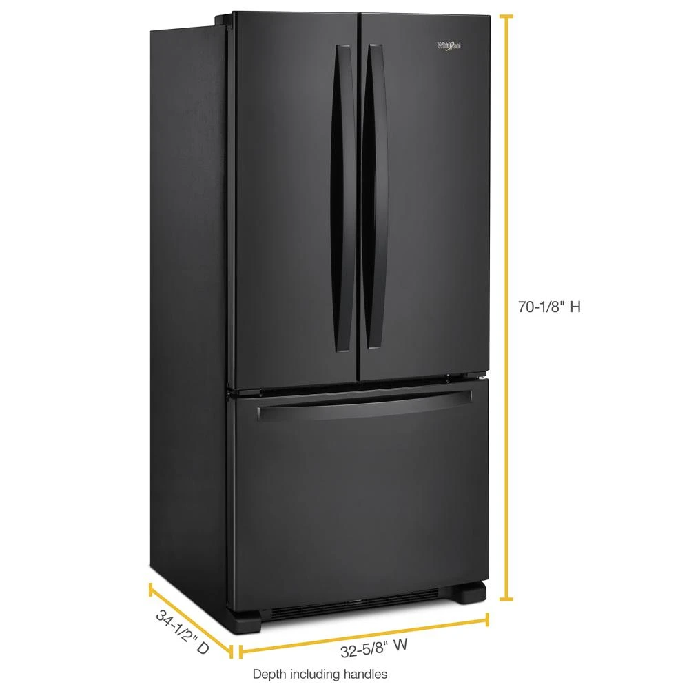 33-inch Wide French Door Refrigerator - 22 cu. ft. view 9