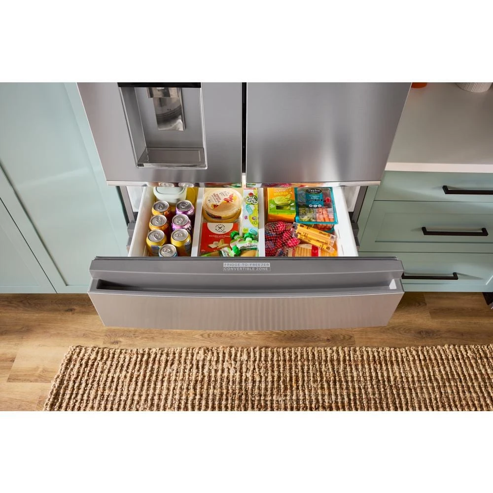 36-inch Wide True Counter Depth 4-Door French Door Refrigerator - 22 cu. ft. view 9