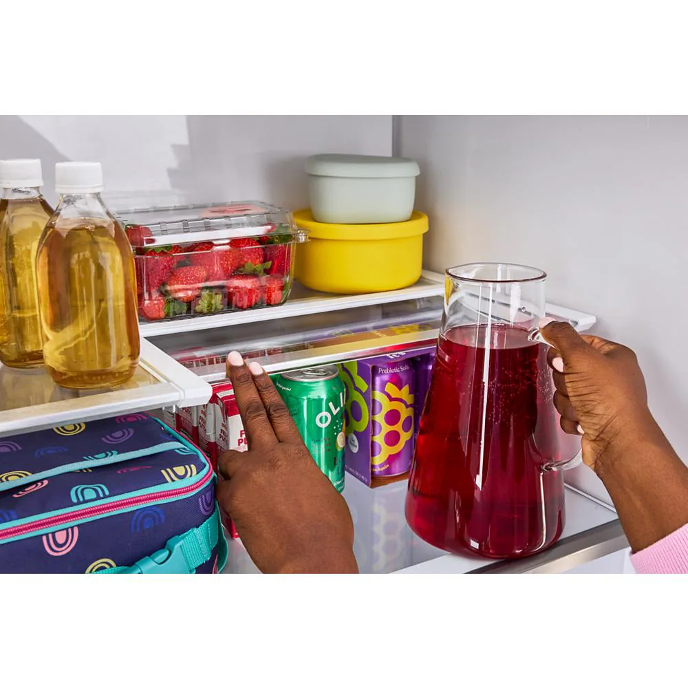 36-inch Wide True Counter Depth 4-Door French Door Refrigerator - 22 cu. ft. view 4