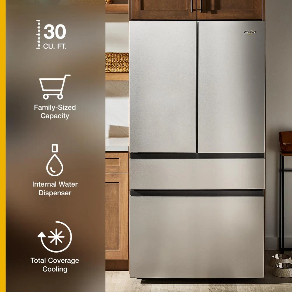 30 Cu. Ft. Family-Sized Capacity French Door Refrigerator with Flexible Temperature Drawer view 20