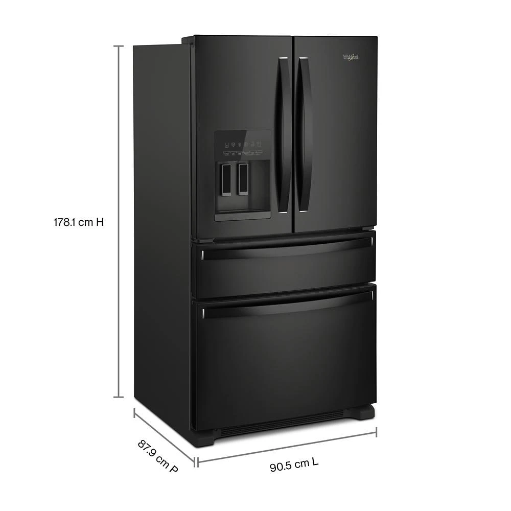 36-Inch Wide French Door Bottom Mount Refrigerator - 25 cu. ft. view 9