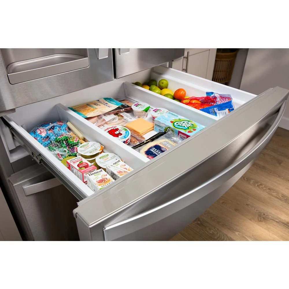 36-Inch Wide French Door Bottom Mount Refrigerator - 25 cu. ft. view 24