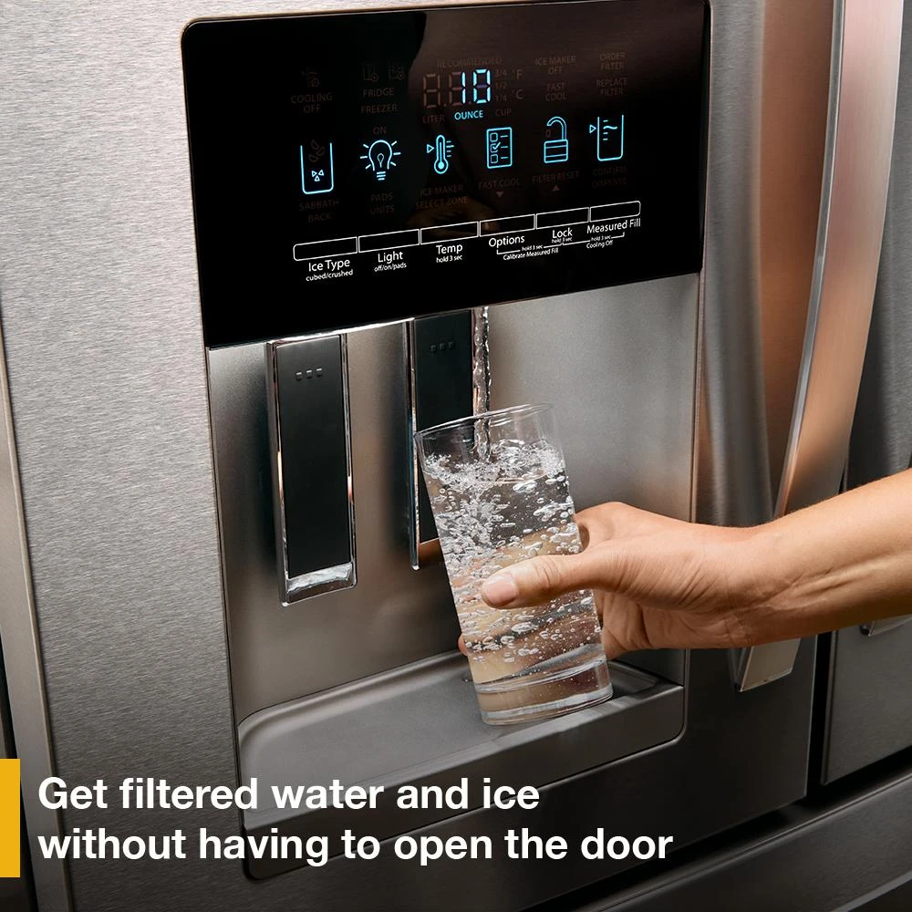 36-Inch Wide French Door Bottom Mount Refrigerator - 25 cu. ft. view 12