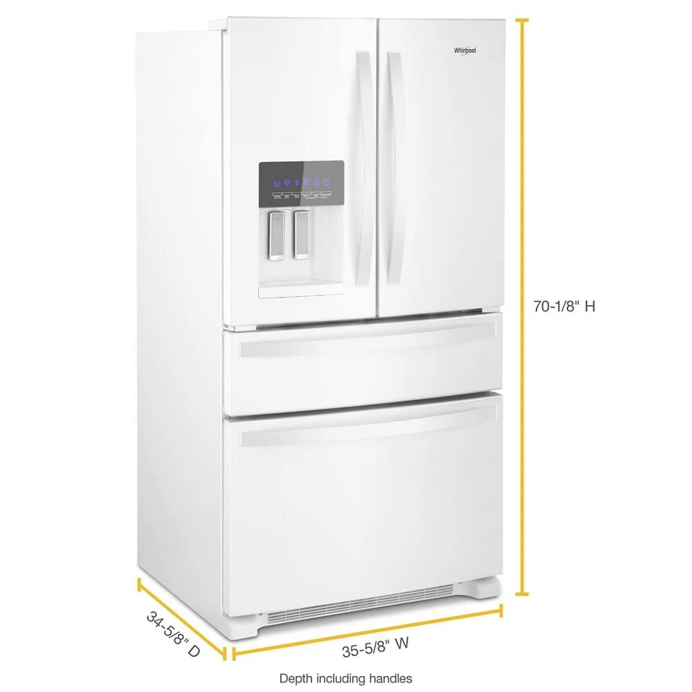36-Inch Wide French Door Bottom Mount Refrigerator - 25 cu. ft. view 8