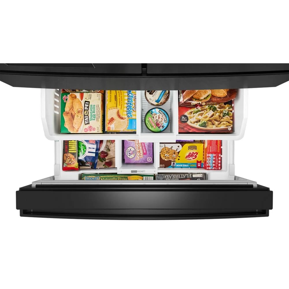 Whirlpool® 29 Cu. Ft. Family-Sized Capacity French Door Refrigerator with Flexible Temperature Drawer WRMF3636SV