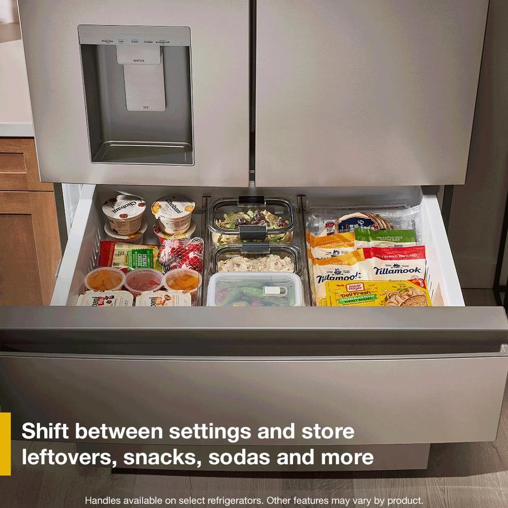 29 Cu. Ft. Family-Sized Capacity French Door Refrigerator with Flexible Temperature Drawer view 6
