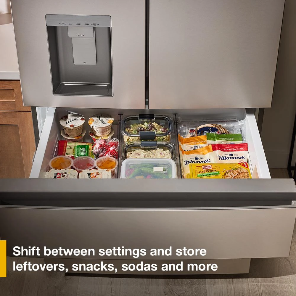 29 Cu. Ft. Family-Sized Capacity French Door Refrigerator with Flexible Temperature Drawer view 16