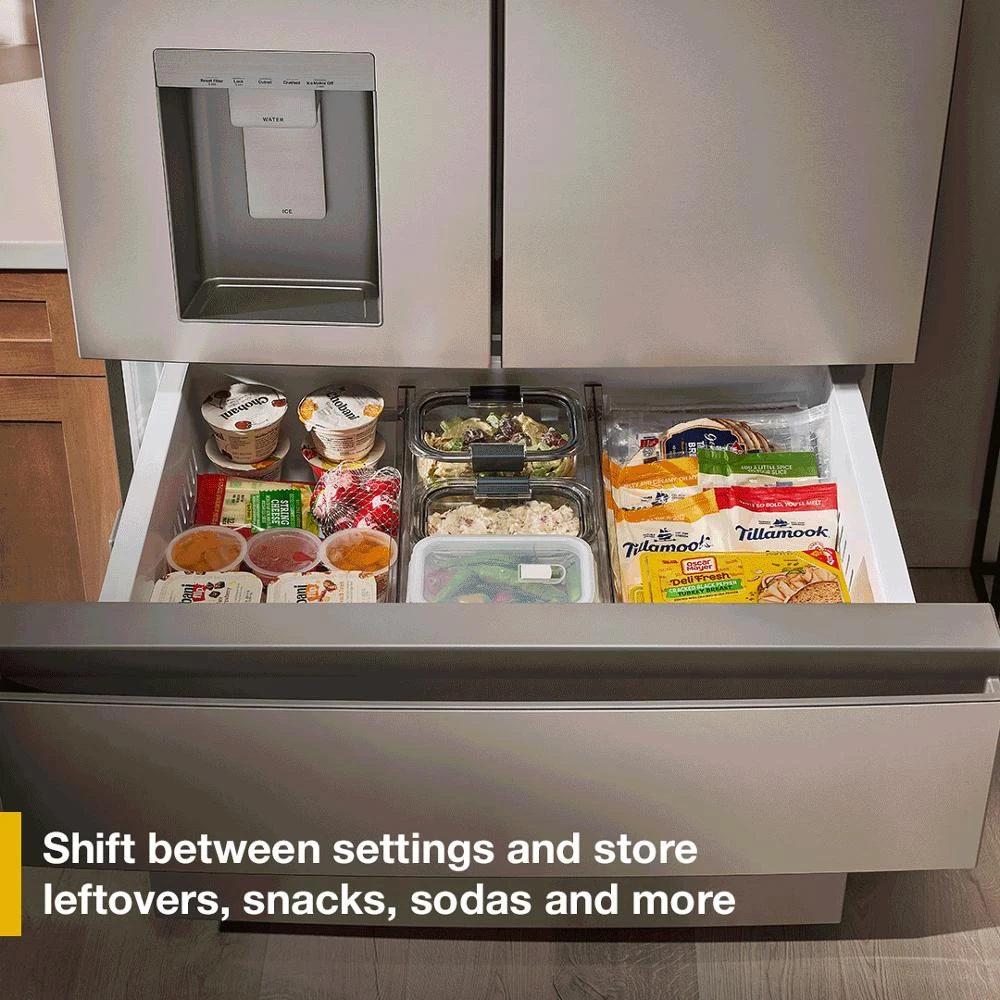 29 Cu. Ft. Family-Sized Capacity French Door Refrigerator with Flexible Temperature Drawer view 29