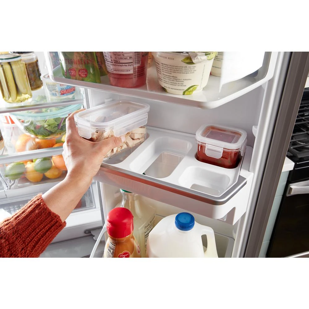 36-inch Wide 4 Door Refrigerator with Prep and Store Bins - 26 Cu. Ft. view 27