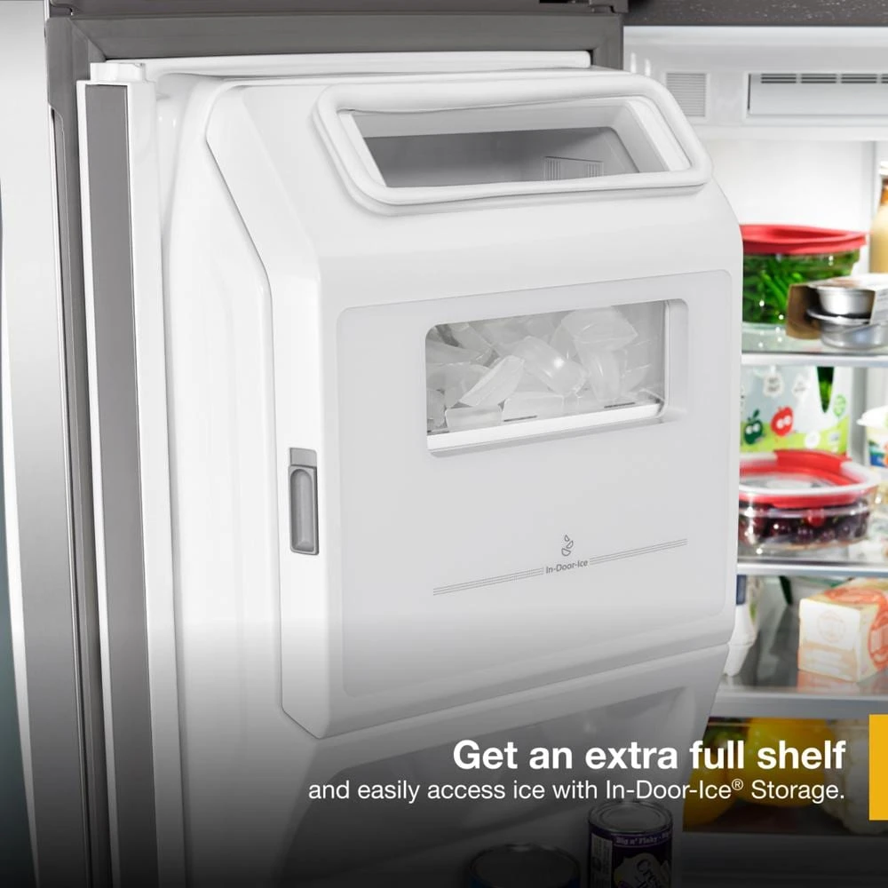 36-inch Wide 4 Door Refrigerator with Prep and Store Bins - 26 Cu. Ft. view 11