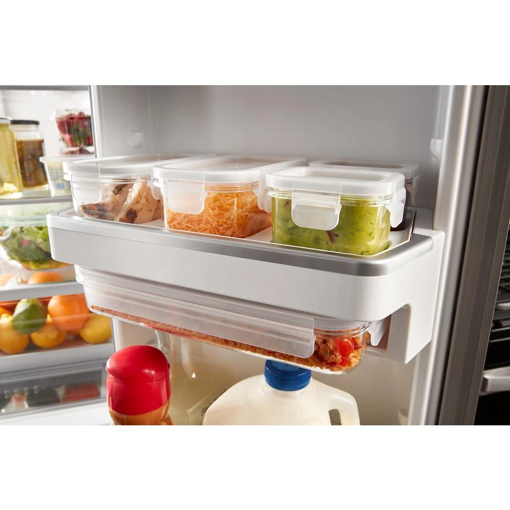 36-inch Wide 4 Door Refrigerator with Prep and Store Bins - 26 Cu. Ft. view 9