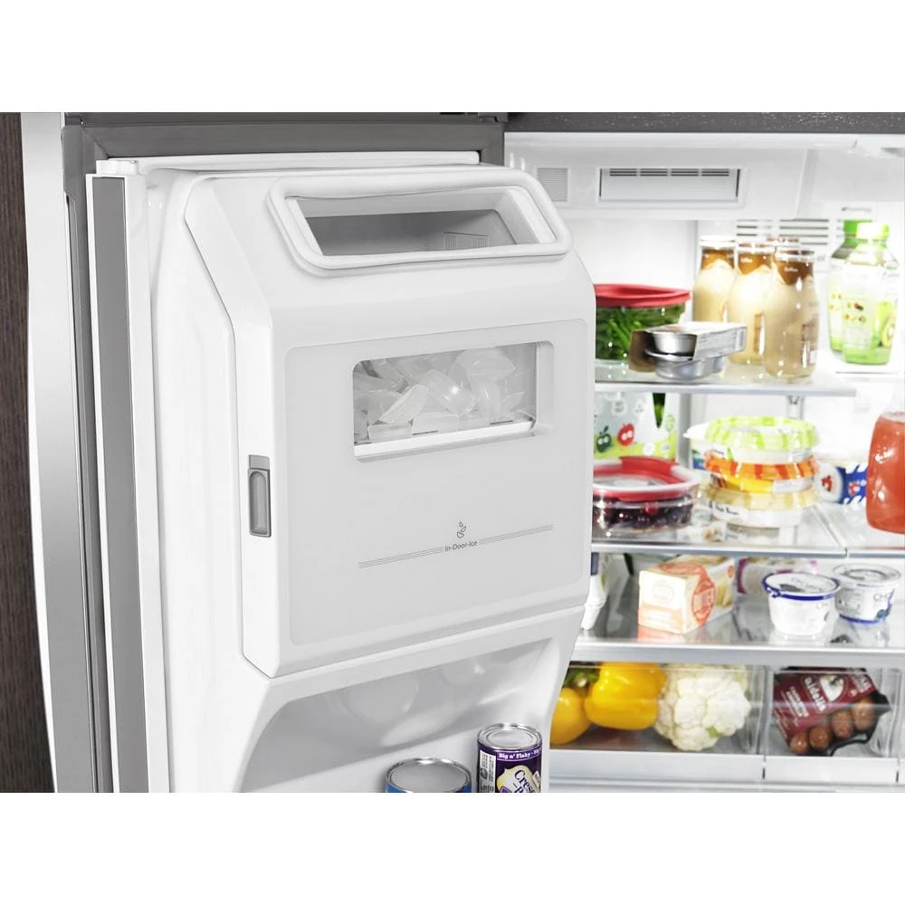 36-inch Wide 4 Door Refrigerator with Prep and Store Bins - 26 Cu. Ft. view 7
