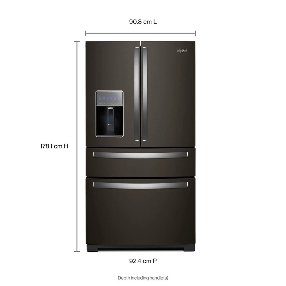 36-inch Wide 4 Door Refrigerator with Prep and Store Bins - 26 Cu. Ft. view 6