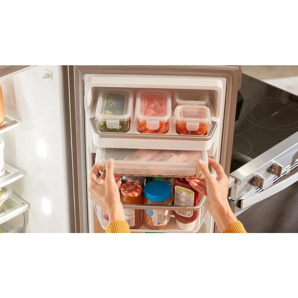 36-inch Wide 4 Door Refrigerator with Prep and Store Bins - 26 Cu. Ft. view 33
