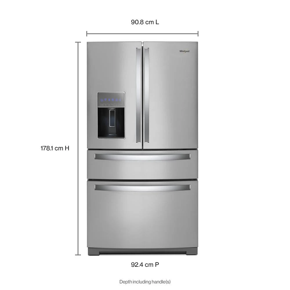 36-inch Wide 4 Door Refrigerator with Prep and Store Bins - 26 Cu. Ft. view 5