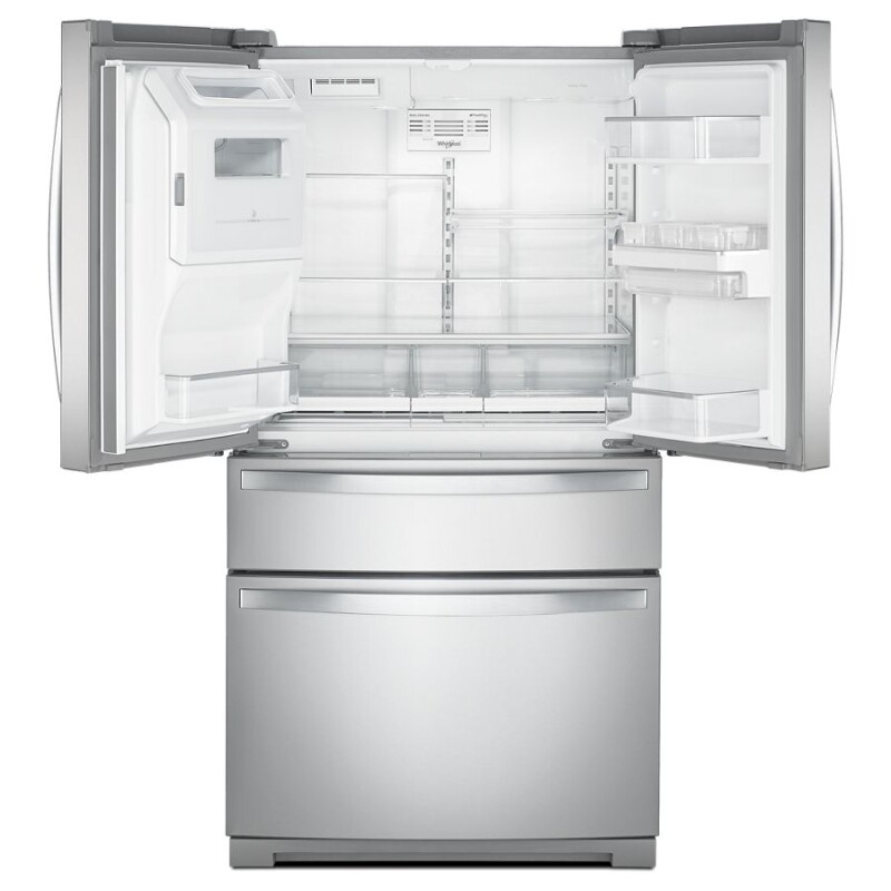36-inch Wide 4 Door Refrigerator with Prep and Store Bins - 26 Cu. Ft. WRMF7736PZ