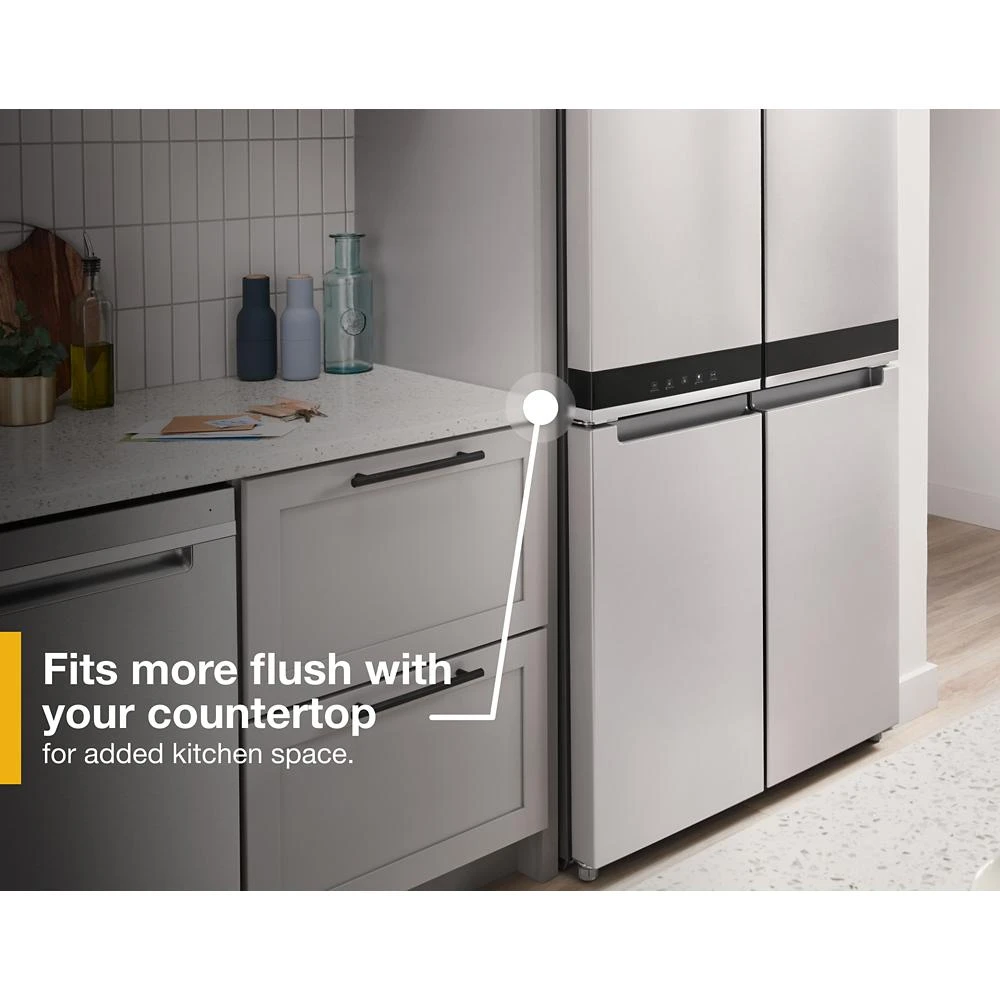 36-inch Wide Counter Depth 4 Door Refrigerator - 19.4 cu. ft. view 3