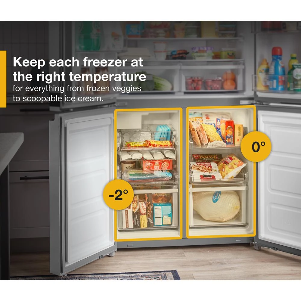 36-inch Wide Counter Depth 4 Door Refrigerator - 19.4 cu. ft. view 21