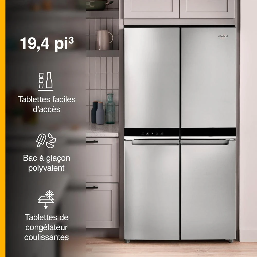 36-inch Wide Counter Depth 4 Door Refrigerator - 19.4 cu. ft. view 25