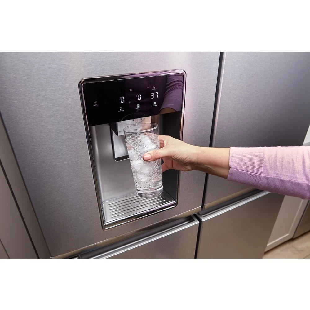 36-Inch Counter Depth 4 Door Refrigerator with Ice Maker in Door view 22