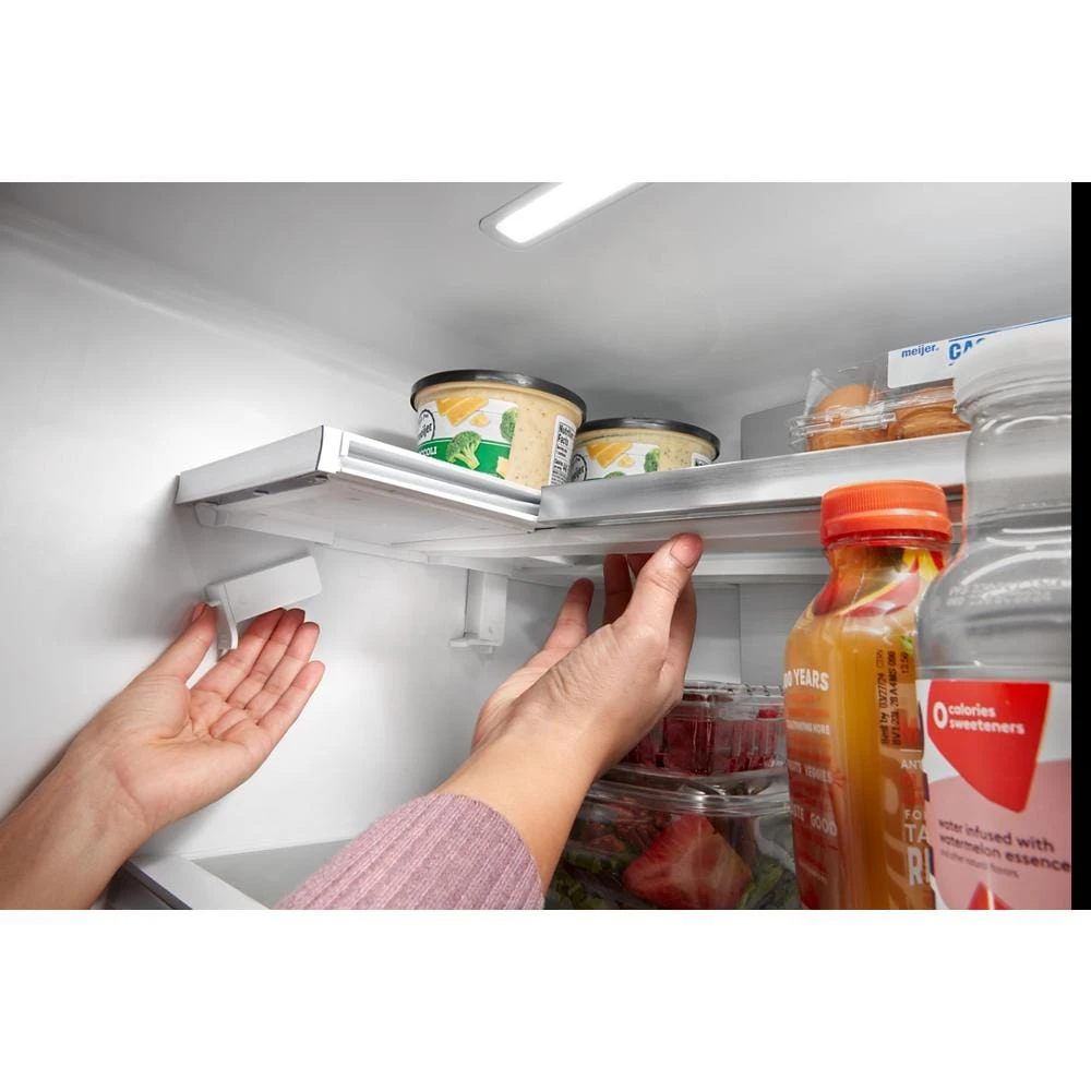 36-Inch Counter Depth 4 Door Refrigerator with Ice Maker in Door view 11