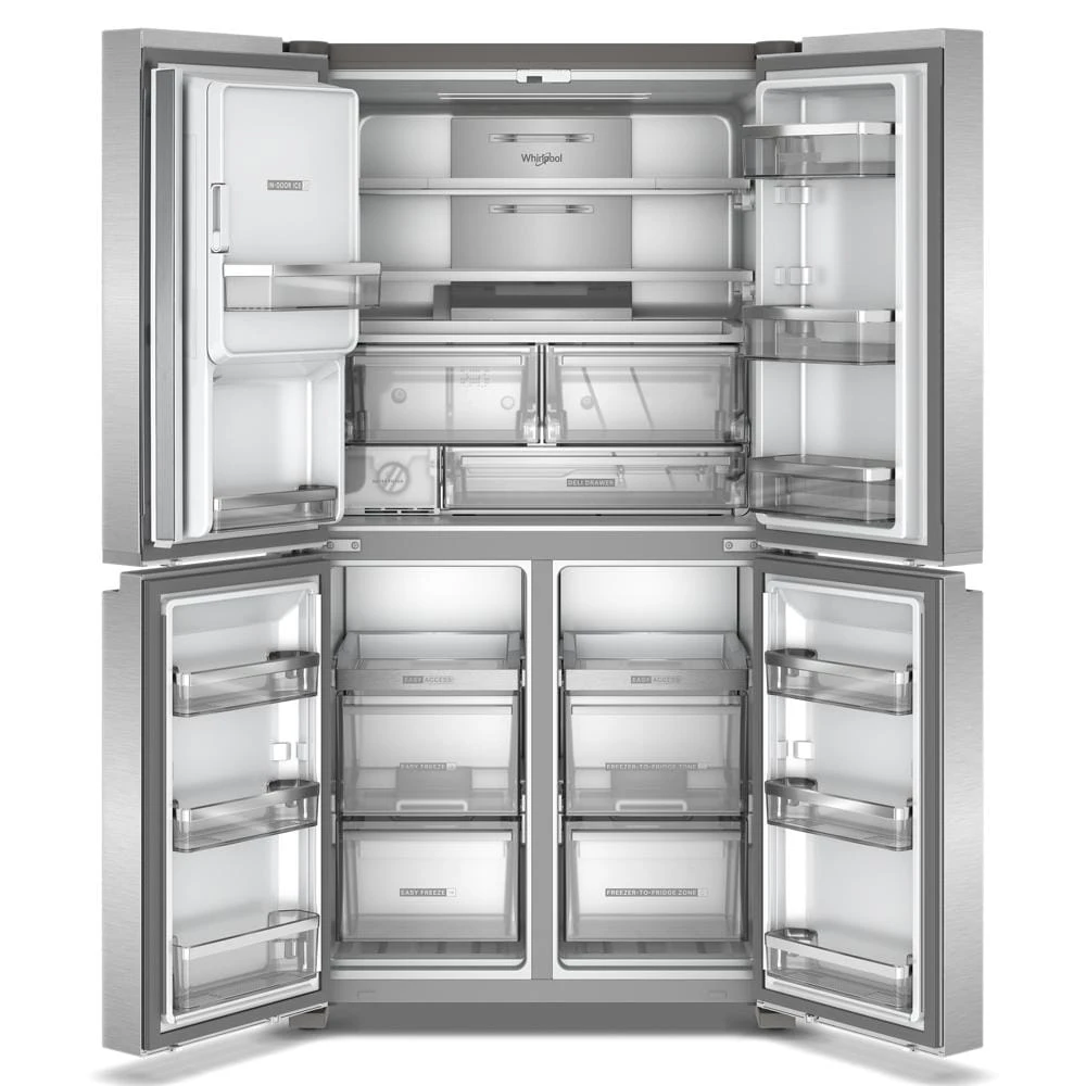 36-Inch Counter Depth 4 Door Refrigerator with Ice Maker in Door view 15