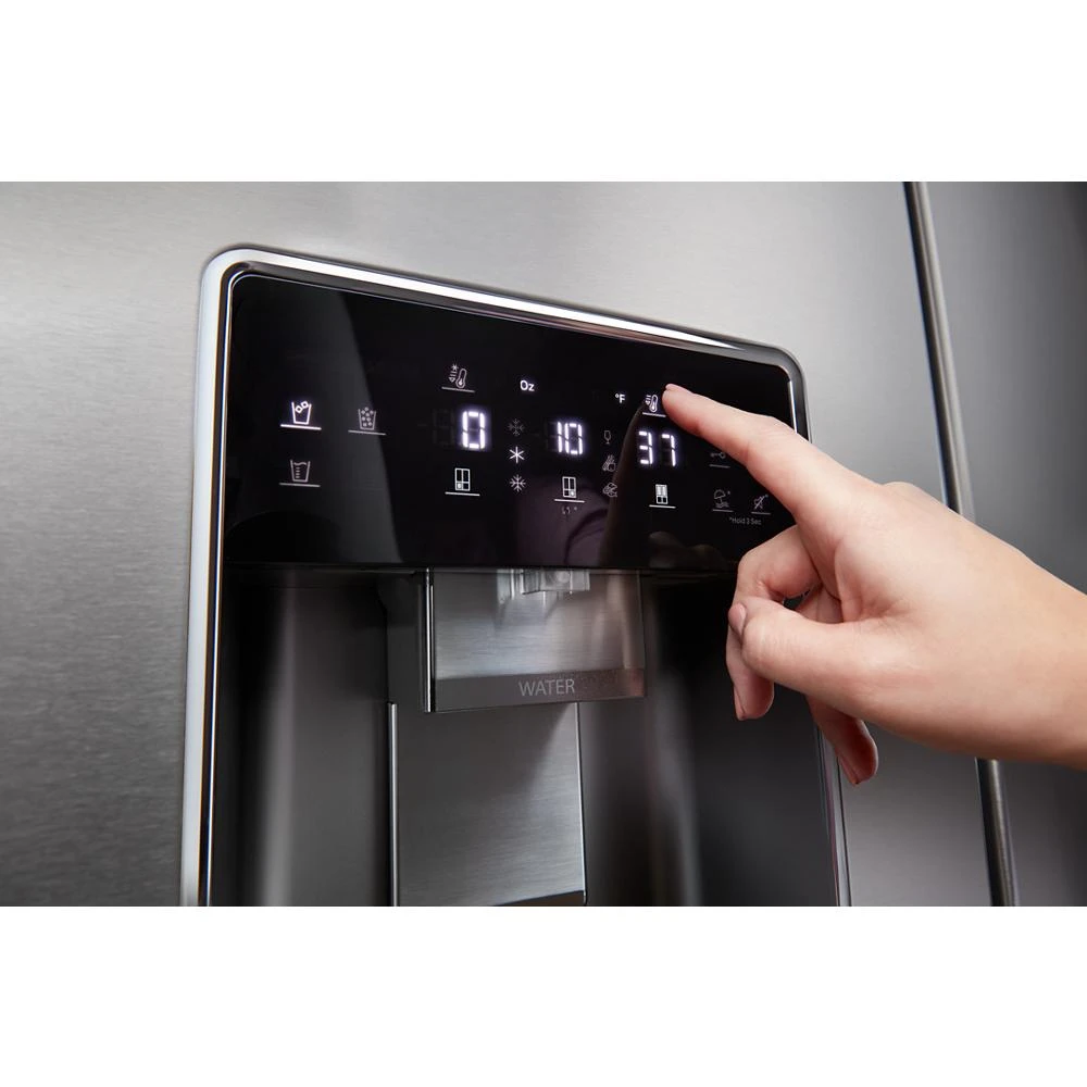 36-Inch Counter Depth 4 Door Refrigerator with Ice Maker in Door view 20