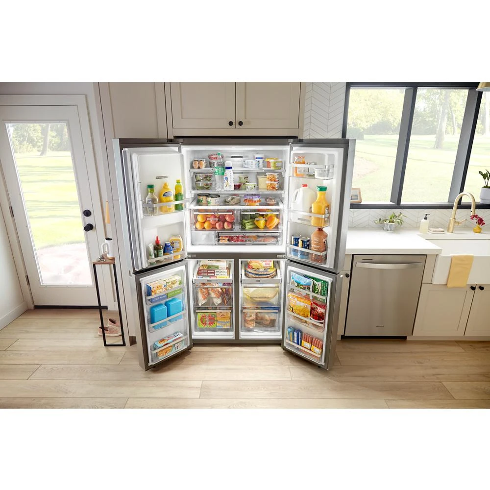 36-Inch Counter Depth 4 Door Refrigerator with Ice Maker in Door view 25