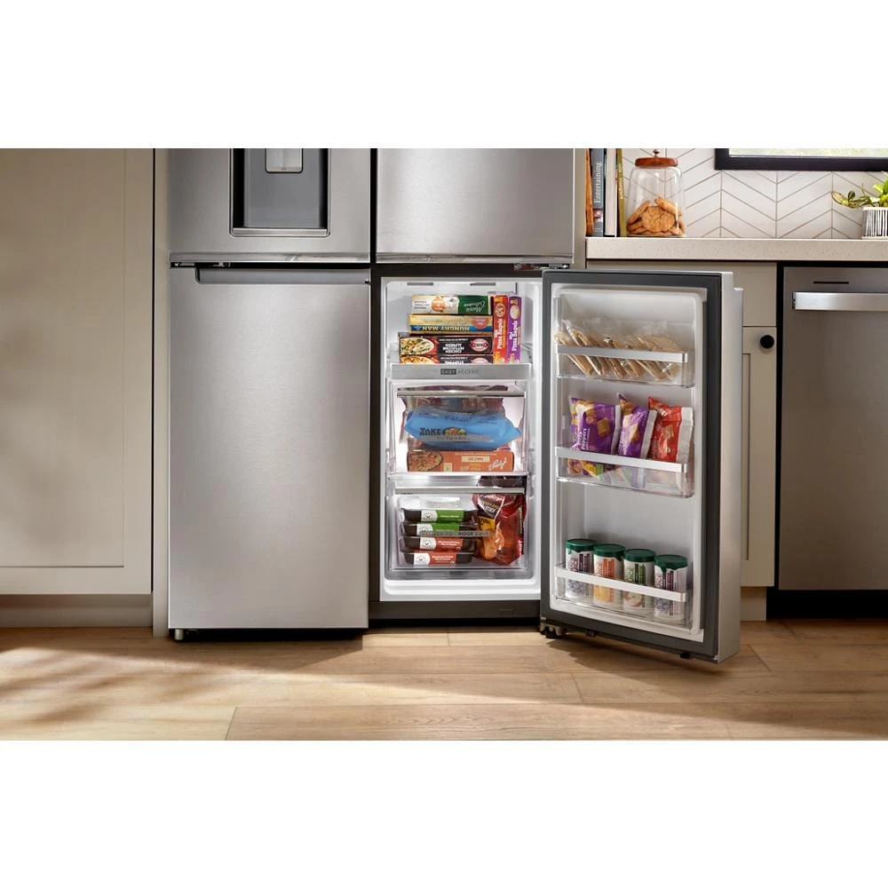 36-Inch Counter Depth 4 Door Refrigerator with Ice Maker in Door view 26