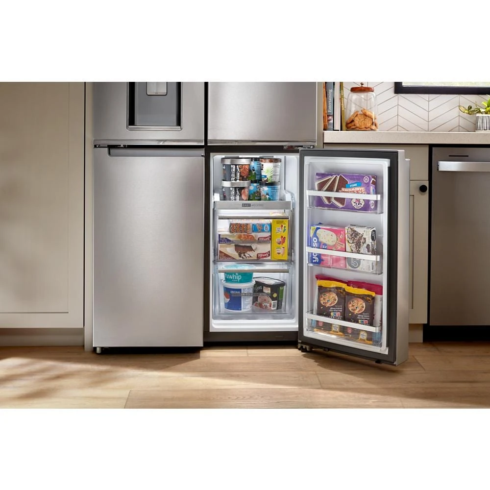36-Inch Counter Depth 4 Door Refrigerator with Ice Maker in Door view 27