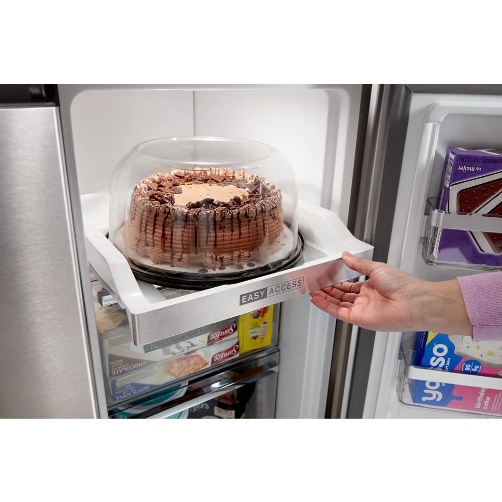 36-Inch Counter Depth 4 Door Refrigerator with Ice Maker in Door view 30