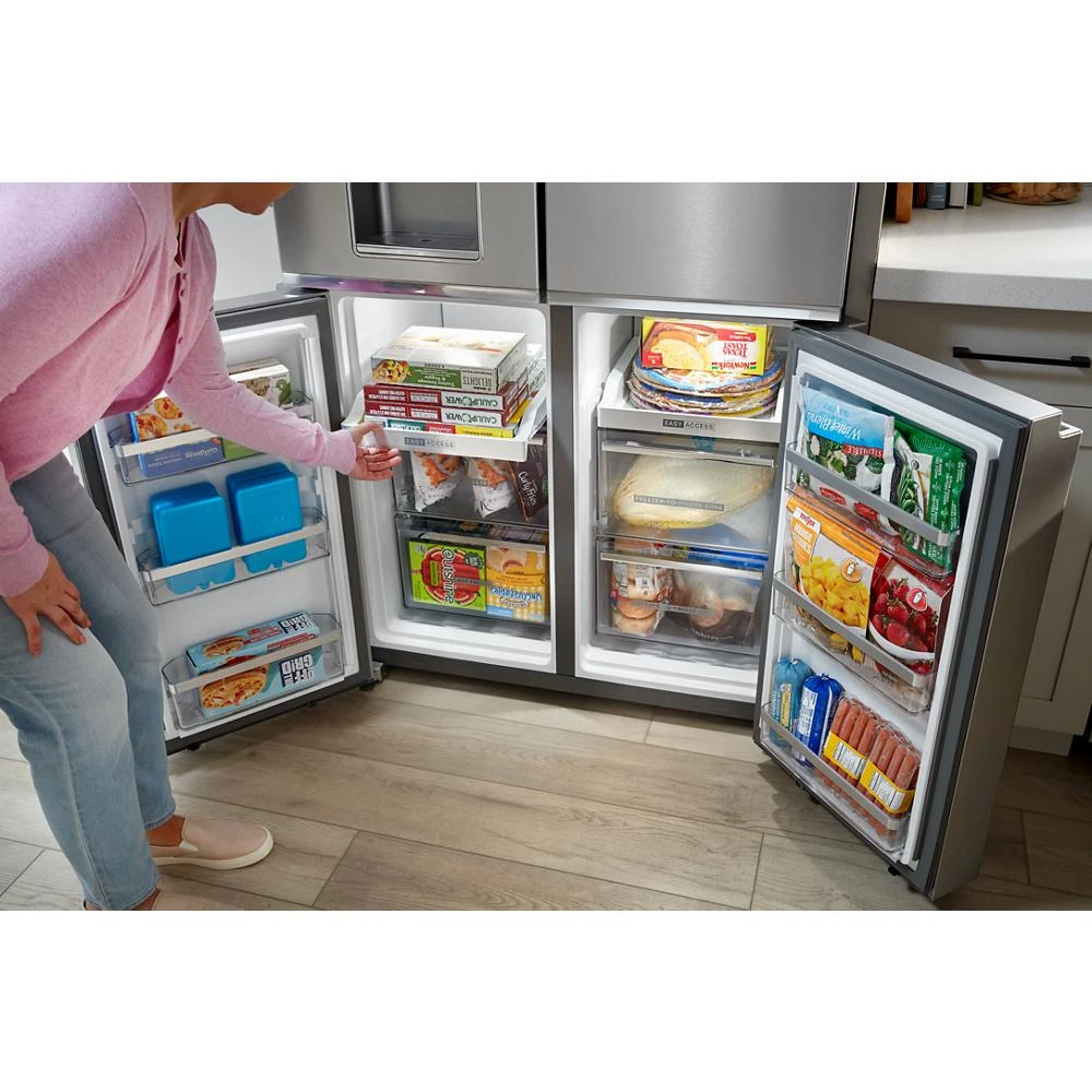 36-Inch Counter Depth 4 Door Refrigerator with Ice Maker in Door view 31