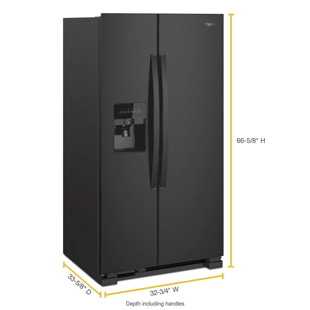 33-inch Wide Side-by-Side Refrigerator - 21 cu. ft. view 17