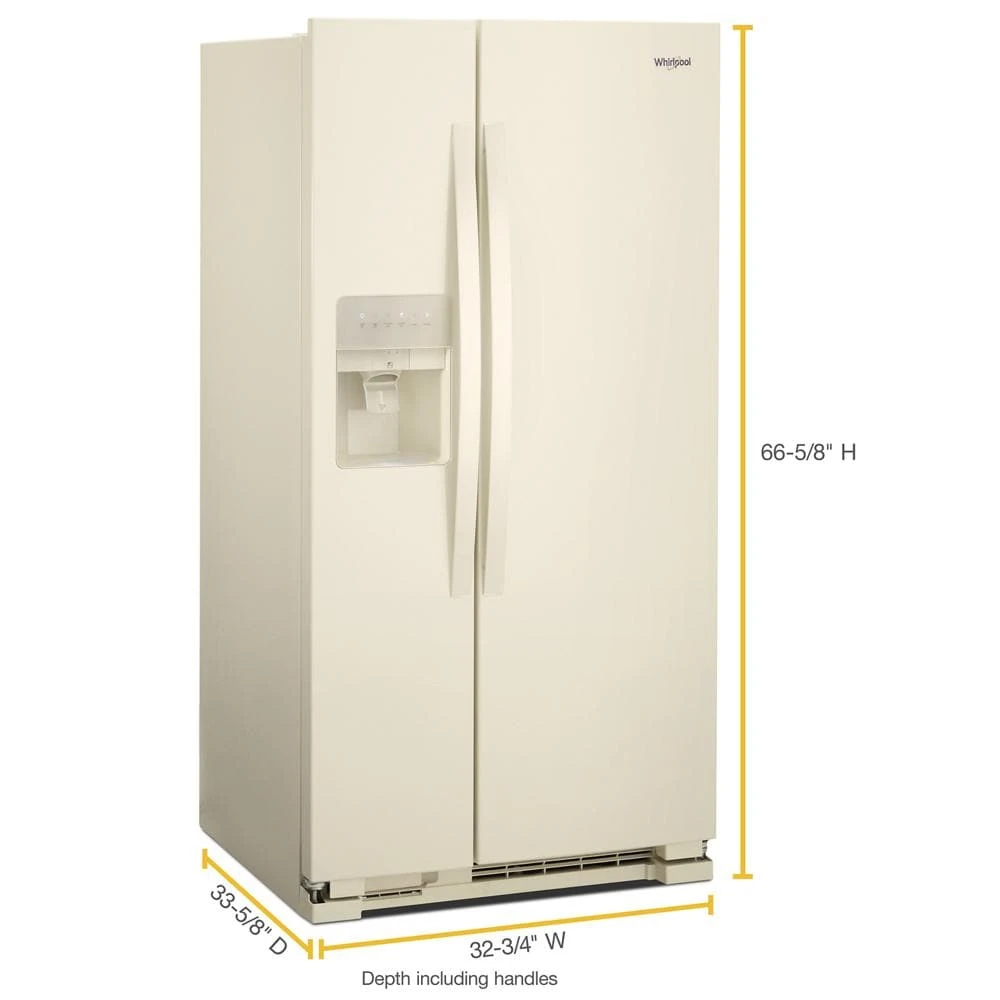 33-inch Wide Side-by-Side Refrigerator - 21 cu. ft. view 7