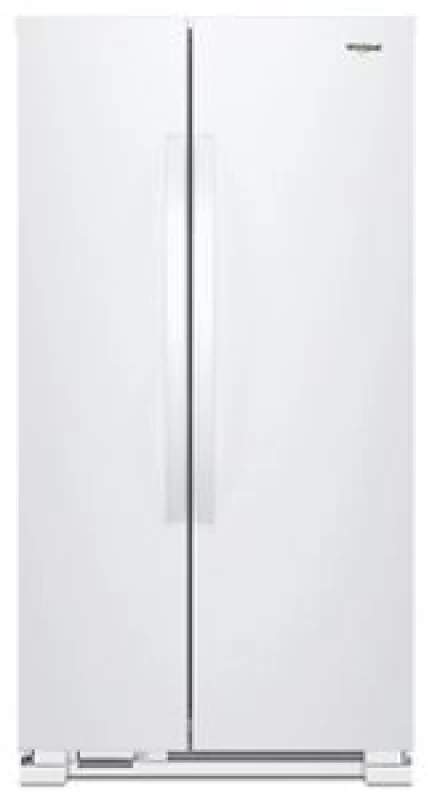 Whirlpool 33-inch Wide Side-by-Side Refrigerator - 22 cu. ft. White WRS312SNHW Picture 1