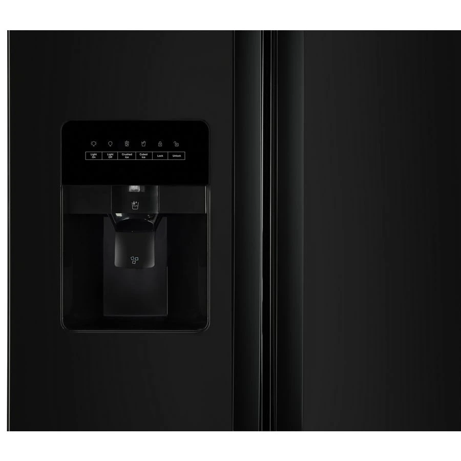 36-inch Wide Side-by-Side Refrigerator - 24 cu. ft. WRS315SDHB, product image 3 of 4