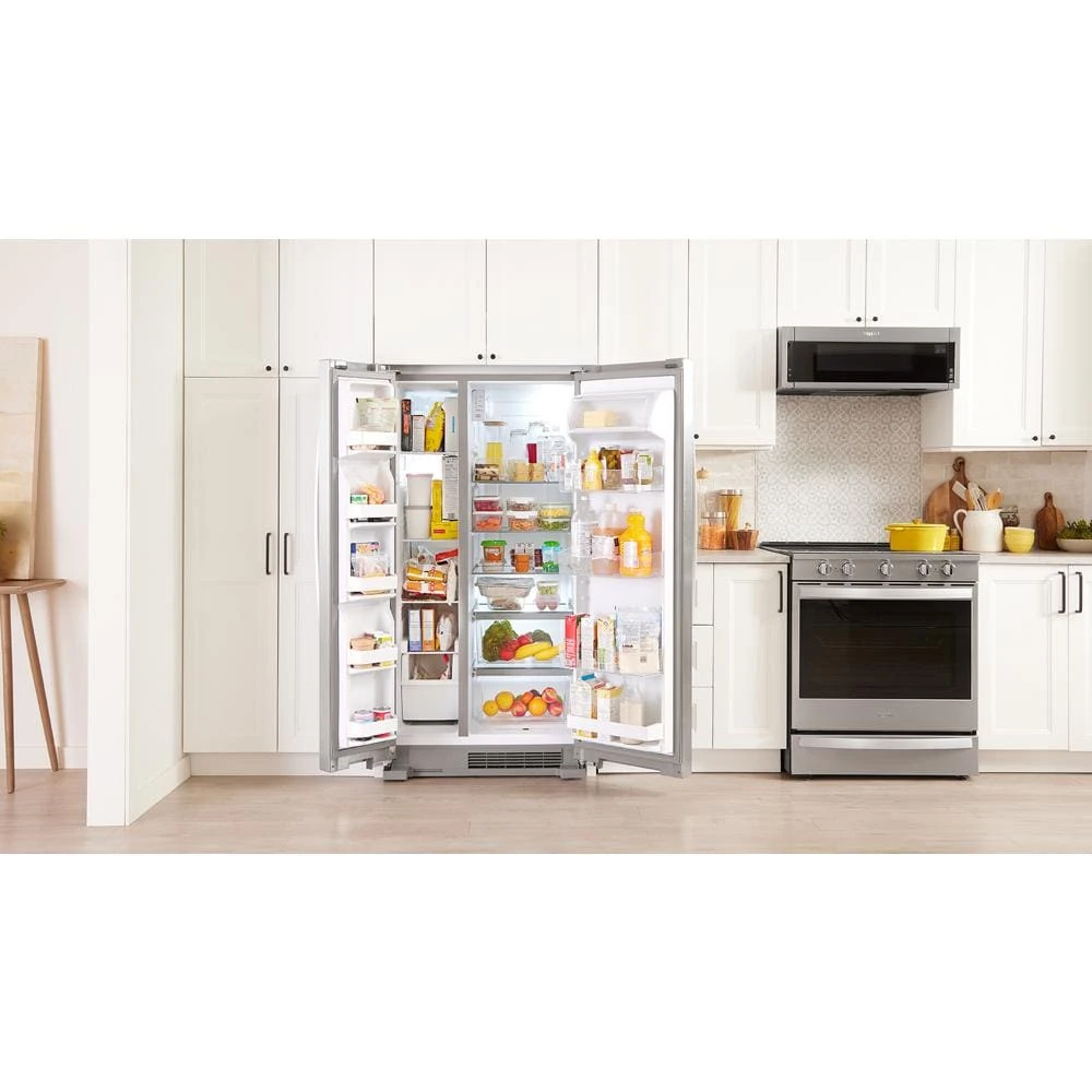 33-inch Wide Side-by-Side Refrigerator - 21 cu. ft. view 34