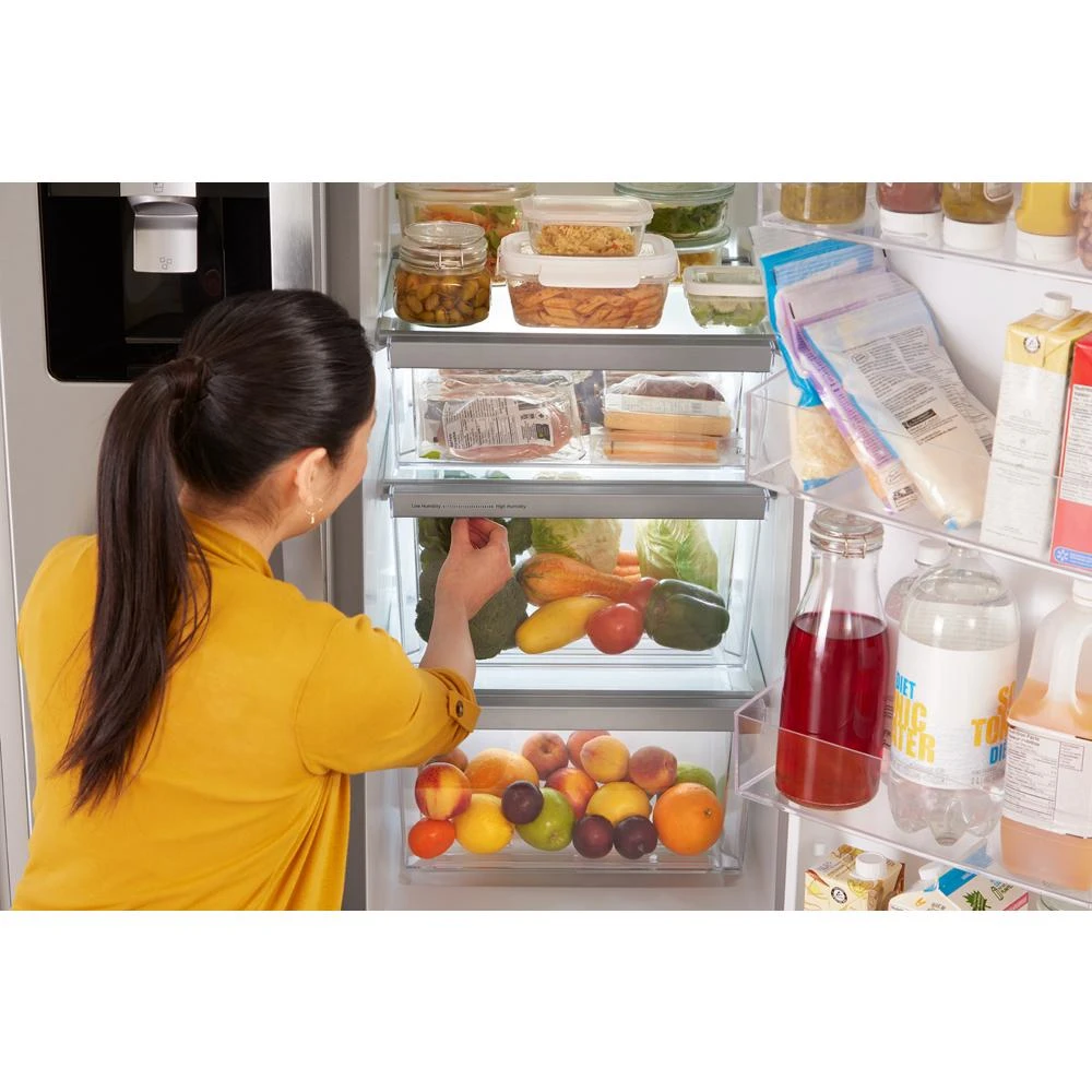 33-inch Wide Side-by-Side Refrigerator - 21 cu. ft. view 18