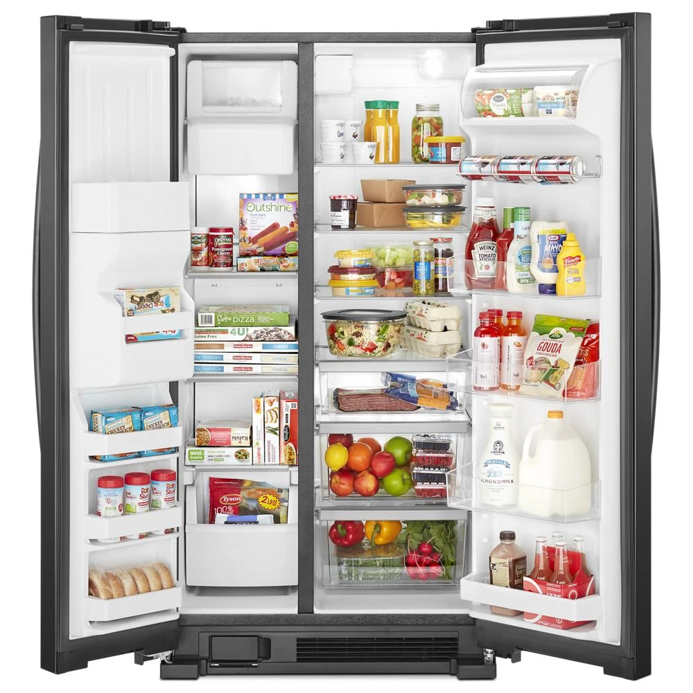 36-inch Wide Side-by-Side Refrigerator - 25 cu. ft. view 12