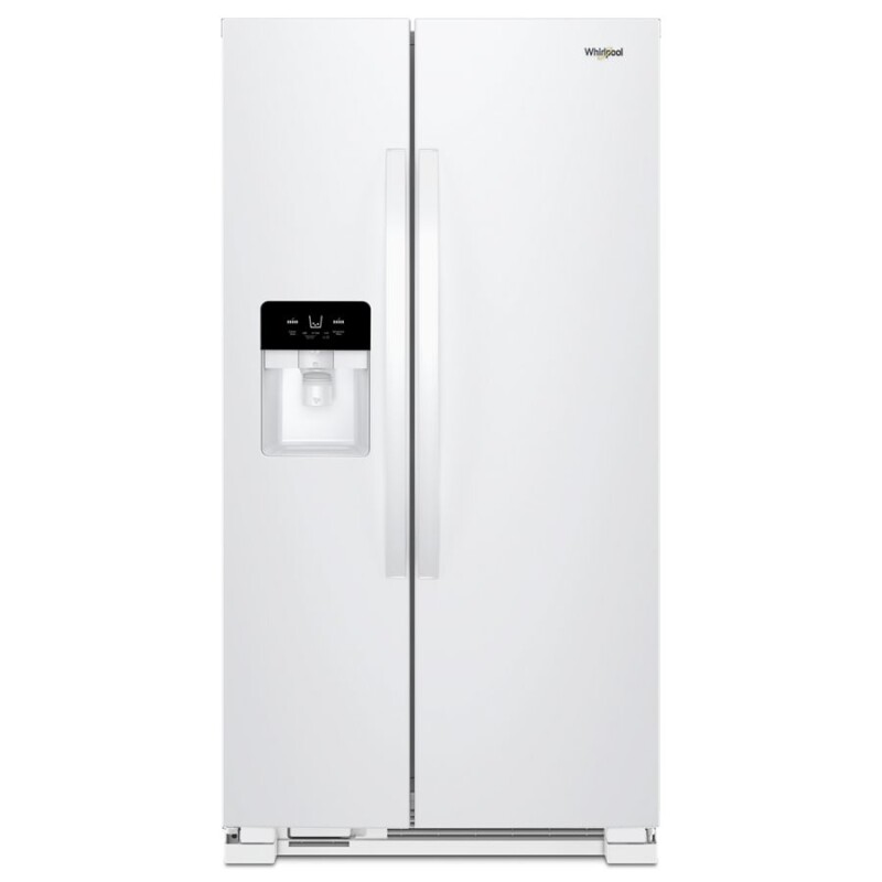 Whirlpool 36-inch Wide Side-by-Side Refrigerator - 25 cu. ft. White WRS325SDHW Picture 1