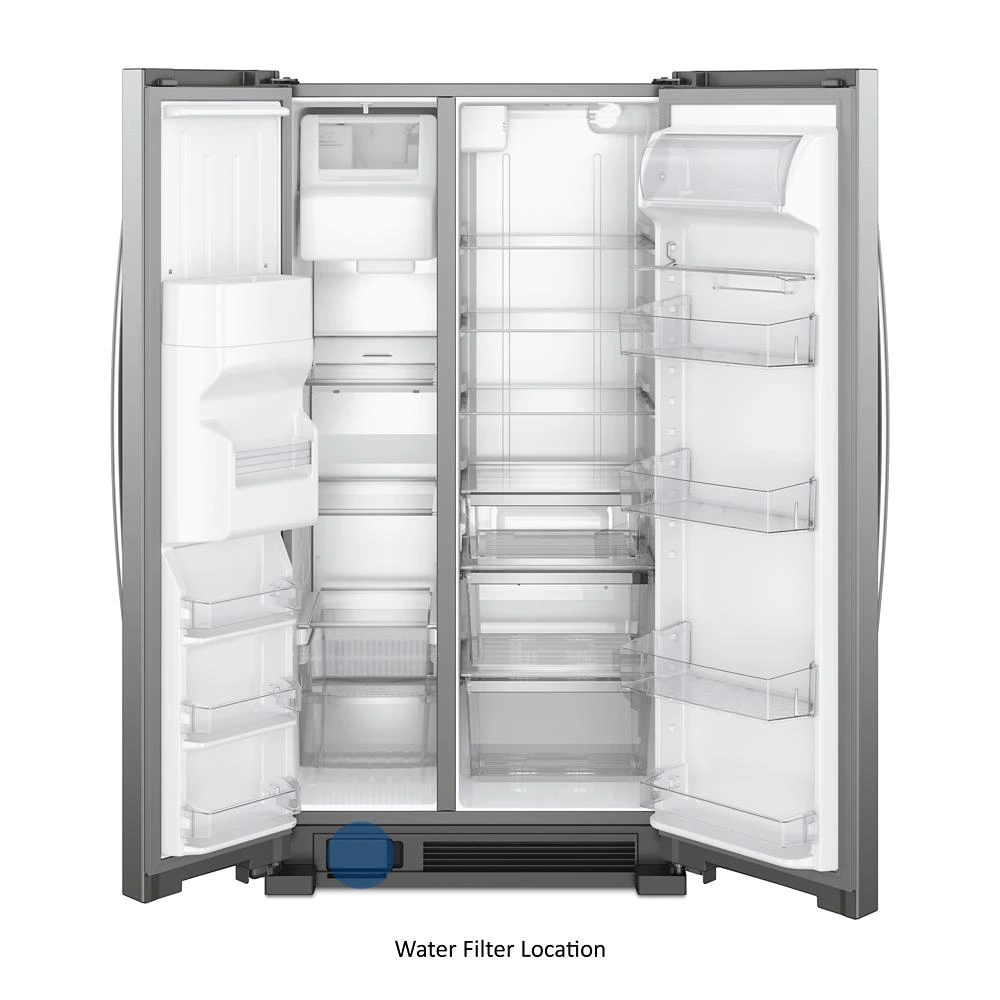 36-inch Wide Side-by-Side Refrigerator - 25 cu. ft. view 27