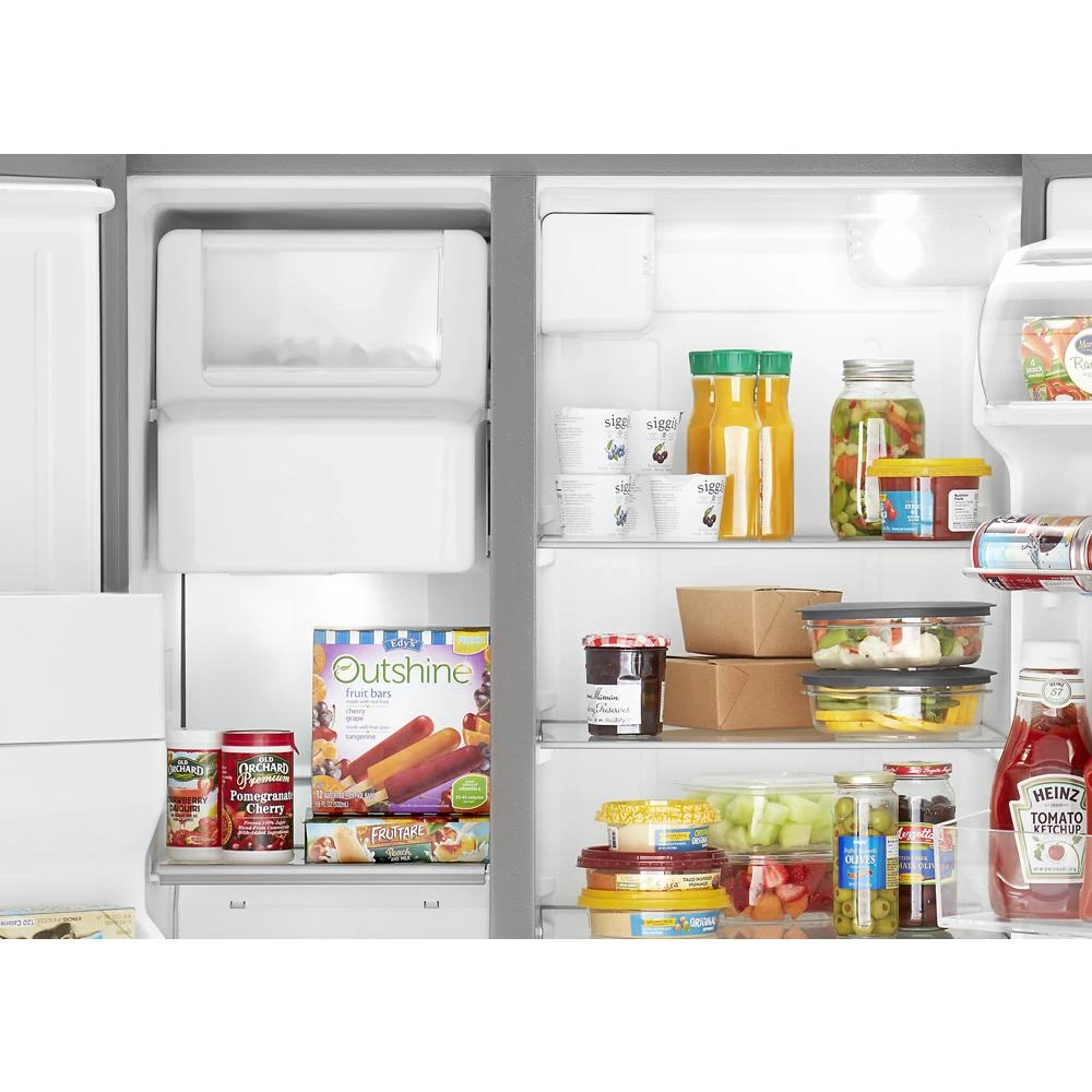 36-inch Wide Side-by-Side Refrigerator - 25 cu. ft. view 26