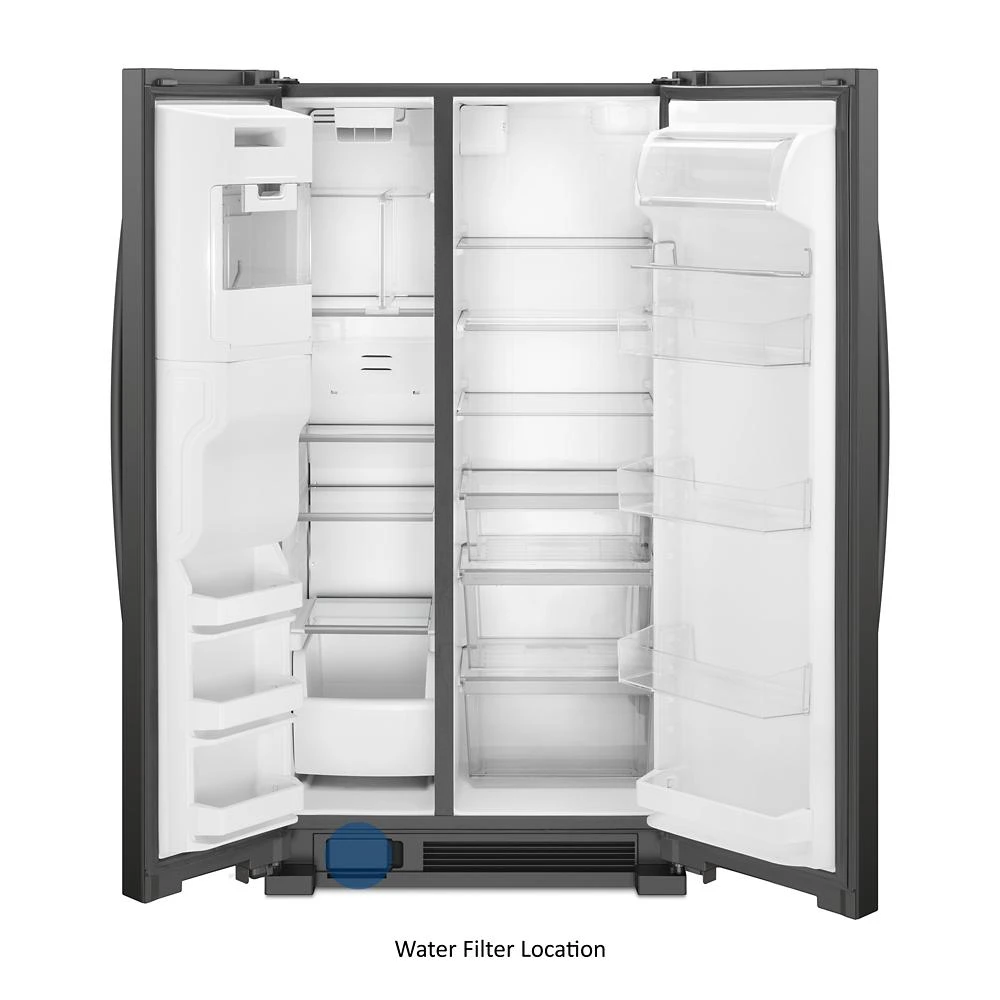 36-inch Wide Side-by-Side Refrigerator - 25 cu. ft. view 22