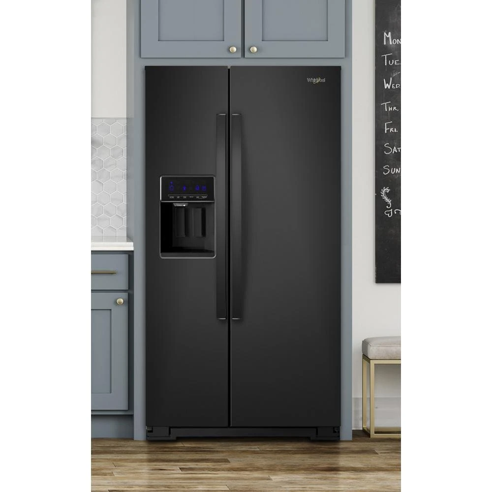36-inch Wide Counter Depth Side-by-Side Refrigerator - 21 cu. ft. WRS571CIHB