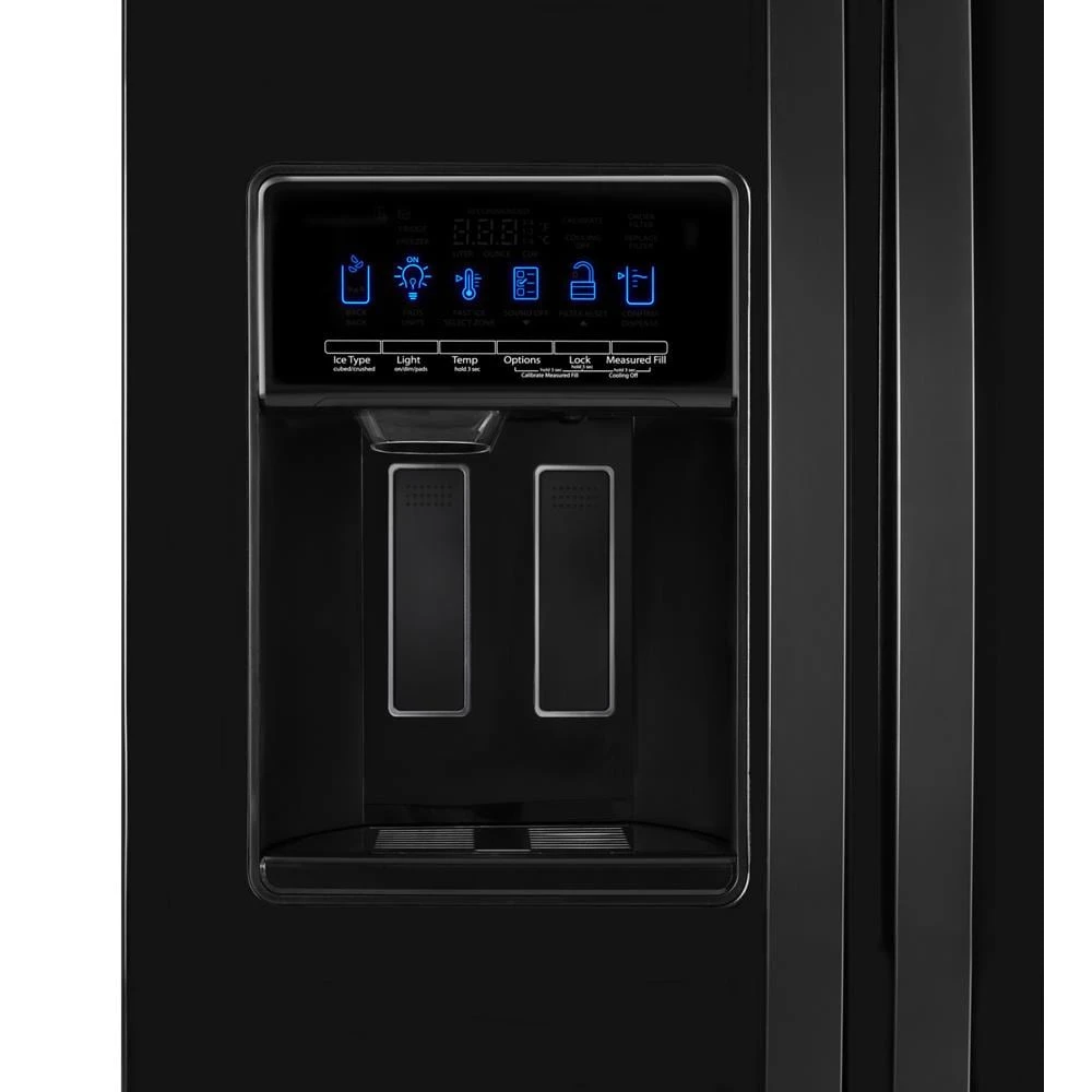 36-inch Wide Counter Depth Side-by-Side Refrigerator - 21 cu. ft. WRS571CIHB