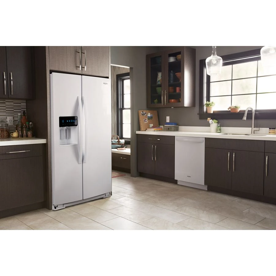 36-inch Wide Counter Depth Side-by-Side Refrigerator - 21 cu. ft. WRS571CIHW