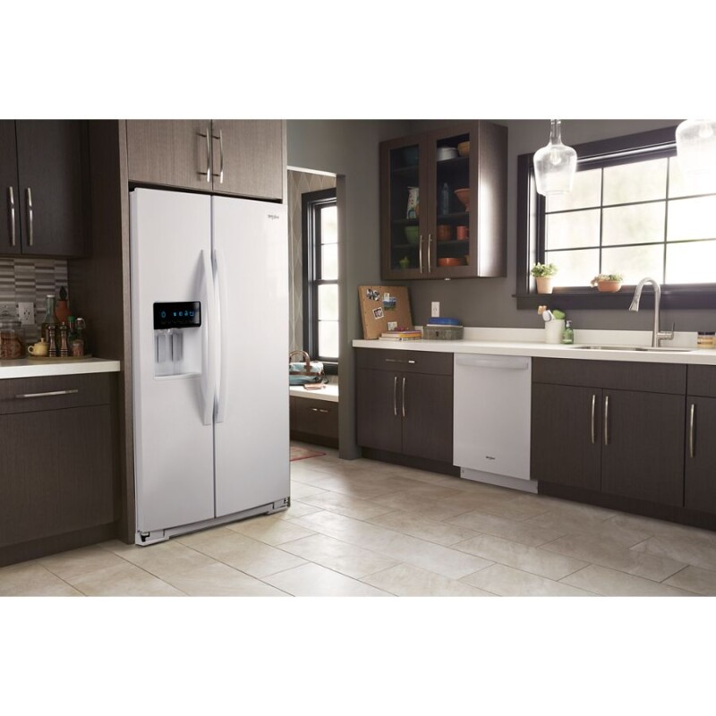 36-inch Wide Counter Depth Side-by-Side Refrigerator - 21 cu. ft. WRS571CIHW