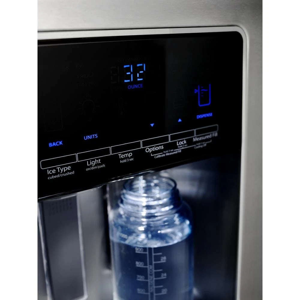 36-inch Wide Counter Depth Side-by-Side Refrigerator - 21 cu. ft. WRS571CIHZ