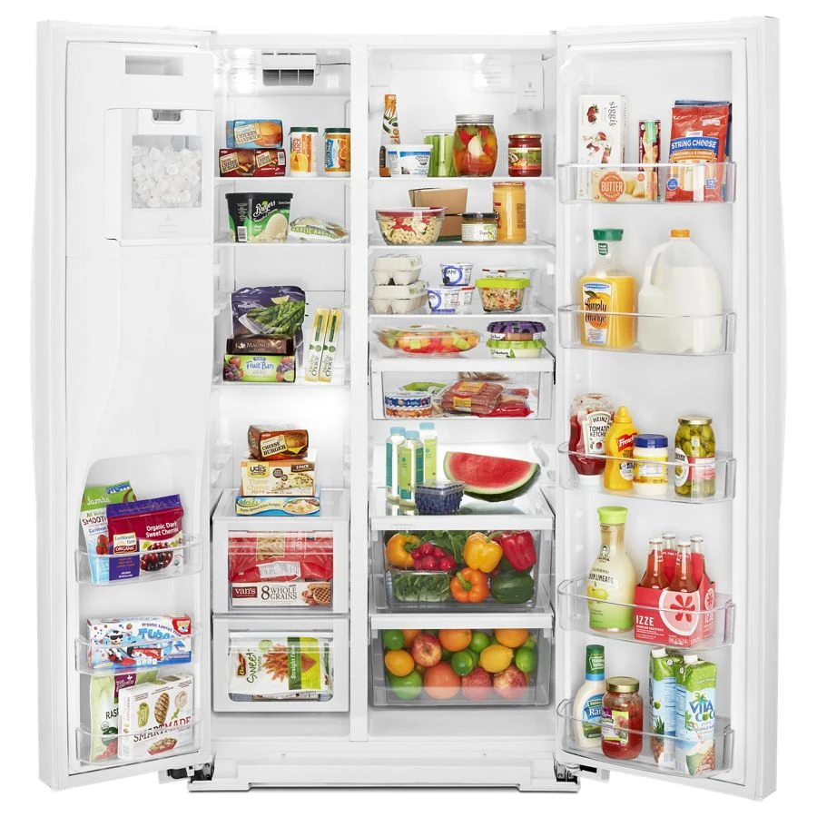 36-inch Wide Side-by-Side Refrigerator - 28 cu. ft. WRS588FIHW