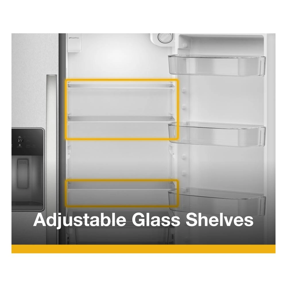 36-inch Counter Depth Side-by-Side Refrigerator with TruCool™ System view 5